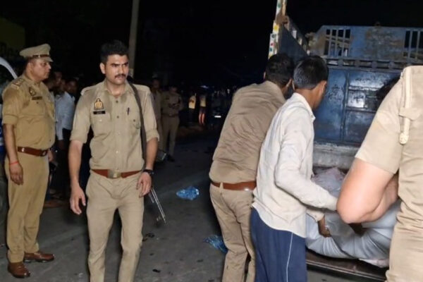 Etawah: Grandfather and 2-Year-Old Grandson Die in Dumper-Bike Collision, One Critically Injured | Etawah News: इटावा में भीषण सड़क हादसा: डंपर की चपेट में आने से दादा और ढाई साल के मासूम की मौत, एक घायल