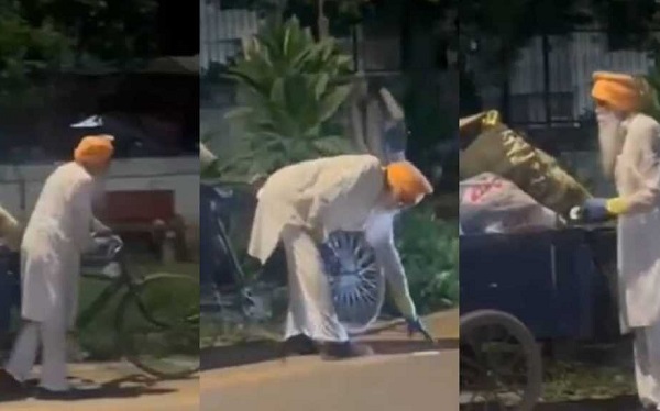 88-Year-old Retired IPS Source Inspiration Anand Mahindra Got Emotional after Seeing Him Picking Garbage Streets