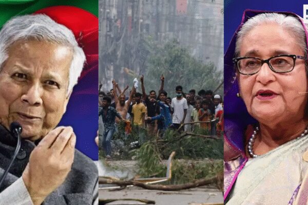 Now Mohammad Yunus is in trouble Sheikh Hasina’s supporters violent protest in Bangladesh causing havoc on the streets | मोहम्मद यूनुस की अब खैर नहीं! बांग्लादेश में शेख हसीना के समर्थकों का हिंसक मोर्चा, सड़कों पर मचा मौत का तांडव!