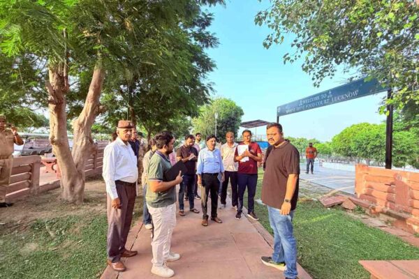 Gomti Riverfront Lucknow | Lucknow LDA riverfront development | Gomti jogging track Lucknow | Yoga hut Gomti Riverfront | Open gym Lucknow riverfront | Gomti Riverfront facilities 2025 | Lucknow tourism riverfront