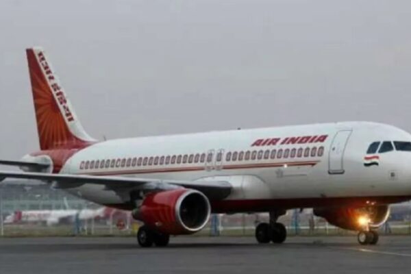 Air India Plane Caught Fire during Landing Flight Coming Hong Kong