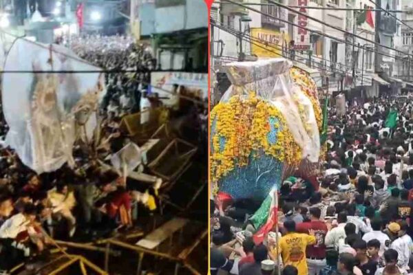 Ujjain: Ruckus during Moharram procession, miscreants demolished barricade, police lathi -charged