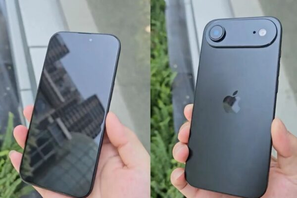 अल्ट्रा-स्लिम ब्लैक डिज़ाइन के साथ हाथों पर लीक में iPhone 17 एयर सरफेस