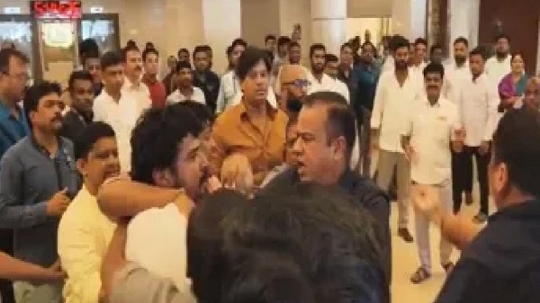 Push-push, kick-punches… New controversy in Maharashtra assembly campus; BJP and Sharad Pawar’s MLA clash